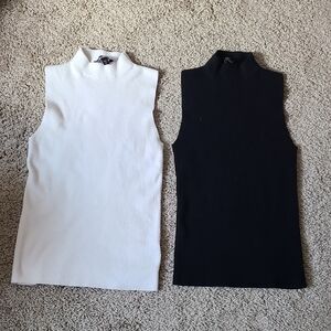 Express White and Black Tank Tops